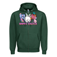 Sports Green Happy Easter Dental Easter Day Zipper Hoodie - CowGirlArtShop