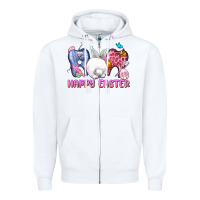 White Happy Easter Dental Easter Day Zipper Hoodie - CowGirlArtShop