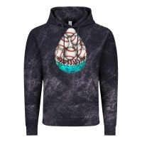 Cloud Black baseball and western roses teardrop  8 Vintage Hoodie - BundleAndBundleShop