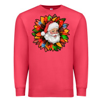 Cardinal santa claus with sunflower christmas bbs Premium Sweatshirt - BundleAndBundleShop