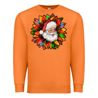 Carrot santa claus with sunflower christmas bbs Premium Sweatshirt - BundleAndBundleShop