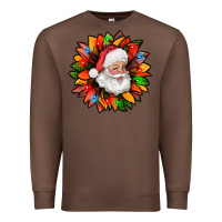 Chestnut santa claus with sunflower christmas bbs Premium Sweatshirt - BundleAndBundleShop