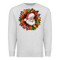 Dove Grey santa claus with sunflower christmas bbs Premium Sweatshirt - BundleAndBundleShop