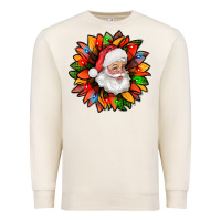 Sandshell santa claus with sunflower christmas bbs Premium Sweatshirt - BundleAndBundleShop
