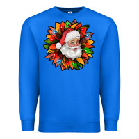 True Royal santa claus with sunflower christmas bbs Premium Sweatshirt - BundleAndBundleShop
