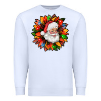 Santa Claus With Sunflower Christmas Bbs Premium Sweatshirt | Teevron
