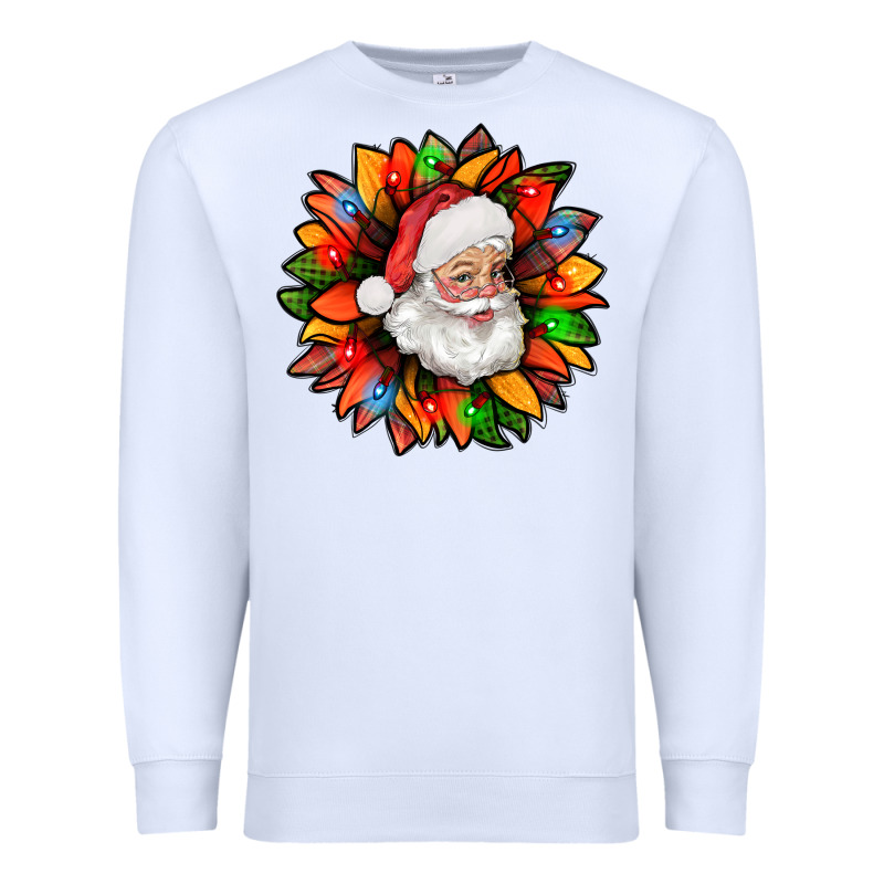 Santa Claus With Sunflower Christmas Bbs Premium Sweatshirt by BundleAndBundleShop | Teevron