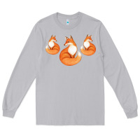 Moon Dust Three Little Foxes IN Fox Family I Gift Long Sleeve Tee - Bettercallsaul