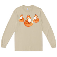 Mushroom Three Little Foxes IN Fox Family I Gift Long Sleeve Tee - Bettercallsaul