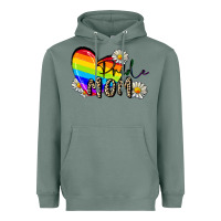 Sage Pride Mom Mother's Day Heavyweight Hoodie - FaDigitalArtStudio