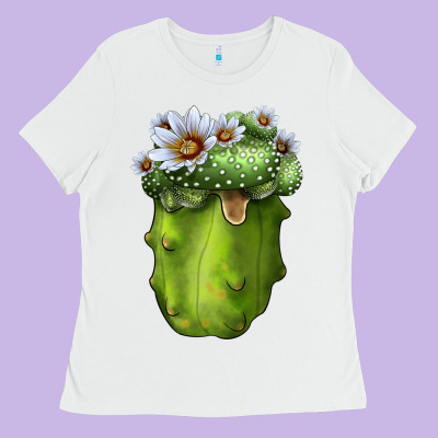 Blossfeldia Cacti Ladies Tee Designed By Lillyallendesigns