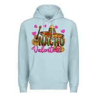 Blue Mist nacho valentine Premium Hoodie - OliviaCreatesArt