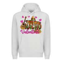 Dove Grey nacho valentine Premium Hoodie - OliviaCreatesArt