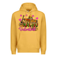 Mustard nacho valentine Premium Hoodie - OliviaCreatesArt