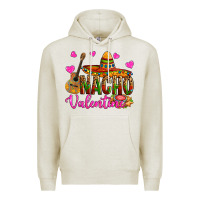 Oatmeal Heather nacho valentine Premium Hoodie - OliviaCreatesArt