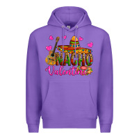 Purple nacho valentine Premium Hoodie - OliviaCreatesArt