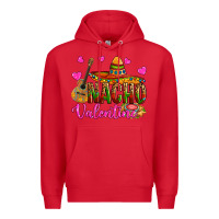 Red nacho valentine Premium Hoodie - OliviaCreatesArt