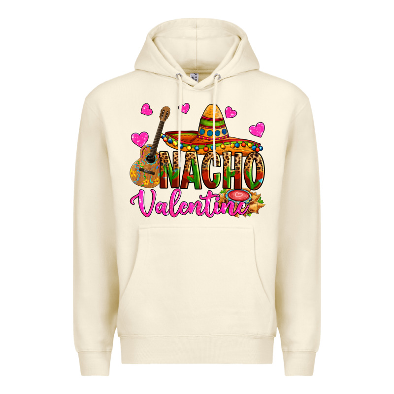 Nacho Valentine Premium Hoodie by OliviaCreatesArt | Teevron