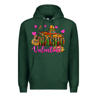 Sports Green nacho valentine Premium Hoodie - OliviaCreatesArt