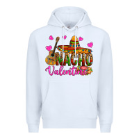 White nacho valentine Premium Hoodie - OliviaCreatesArt