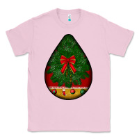Bubblegum Pink christmas teardrop Classic Tee - BundleAndBundleShop