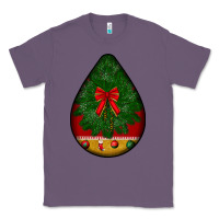 Lavender christmas teardrop Classic Tee - BundleAndBundleShop