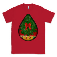 Red christmas teardrop Classic Tee - BundleAndBundleShop