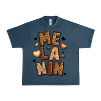 Midnight Navy melanin Urban Heavy Tee - LillyAllenDesigns