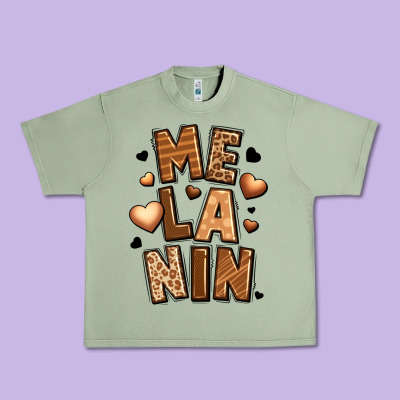 Melanin Urban Heavy Tee Designed By Lillyallendesigns