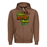 Chestnut Black History Month Zipper Hoodie - HowdyJamesFarm