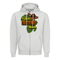 Dove Grey Black History Month Zipper Hoodie - HowdyJamesFarm