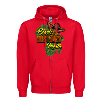 Red Black History Month Zipper Hoodie - HowdyJamesFarm