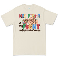 Bone his fight is my fight autism awareness Premium Tee - MaliasSmallBusiness