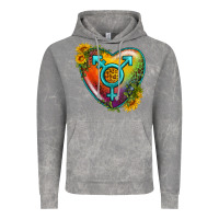 Cloud Rock Lgbtq Heart With Sunflower Vintage Hoodie - BundleAndBundleShop