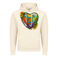 Vintage Artic Lgbtq Heart With Sunflower Vintage Hoodie - BundleAndBundleShop