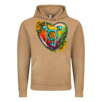 Vintage Camel Lgbtq Heart With Sunflower Vintage Hoodie - BundleAndBundleShop
