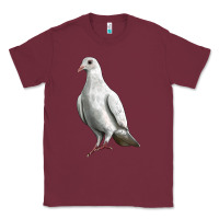 Burgundy Dove Classic Tee - LillyAllenDesigns