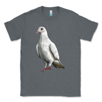 Charcoal Heather Dove Classic Tee - LillyAllenDesigns