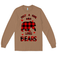 Toasted Coconut Just A Girl Who Loves Bears Long Sleeve Tee - Bettercallsaul