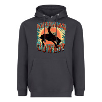 Smoke American cowboy Heavyweight Hoodie - FaDigitalArtStudio