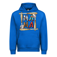 Cobalt baseball mama Urban Hoodie - CowhideDigitalArt