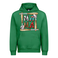 Emerald baseball mama Urban Hoodie - CowhideDigitalArt