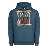 Pigment Midnight Navy baseball mama Urban Hoodie - CowhideDigitalArt