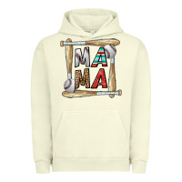Pigment Pistachio baseball mama Urban Hoodie - CowhideDigitalArt