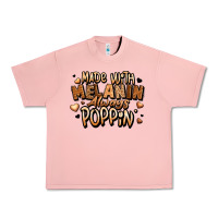 Salmon made with melanin always poppin' Urban Heavy Tee - LillyAllenDesigns