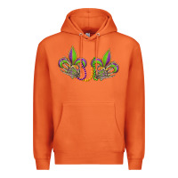 Carrot skeleton hands mardi gras Premium Hoodie - OliviaCreatesArt