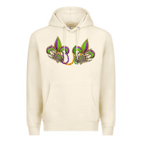 Tofu skeleton hands mardi gras Premium Hoodie - OliviaCreatesArt