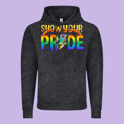 Lgbtq Show Your Pride With Rainbow Vintage Hoodie Designed By Bundleandbundleshop