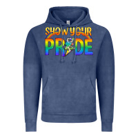 Vintage Denim Lgbtq Show Your Pride With Rainbow Vintage Hoodie - BundleAndBundleShop