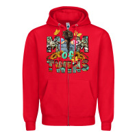 Red Mom of twins Mother's Day Zipper Hoodie - CowGirlArtShop